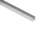 Алюминиевый профиль ERA врезной/накладной, длина 3000 мм, цвет - алюминий