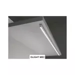 Светодиодный светильник DLIGHT MEC, цвет - алюминий, свет - холодный, сенсорный выключатель