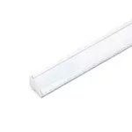 Светодиодный светильник ANGLE без выключателя, кабель СЛЕВА, 9.6Вт/м, алюминий, дневной