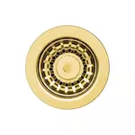 ALVEUS выпуск для мойки с вертикальным переливом POP UP GOLD