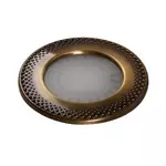 Светодиодный светильник SUN Art 24V врезной, цвет - античная латунь, свет - теплый