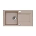 ALVEUS мойка FALCON 30 GRANITAL BEIGE-G55 780x435x160;1X с сифоном 1105296