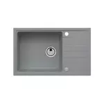 ALVEUS мойка INTERMEZZO 130 GRANITAL CONCRETE-G81 780X480X200 1X в ком.с сифоном 1117292