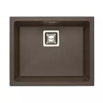 ALVEUS мойка QUADRIX 50 GRANITAL+ CHOCOLATE-G03M 560X460X200 с сифоном 1133398