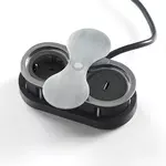Розетка Eight USB врезная в столешницу, цвет - нержавеющая сталь